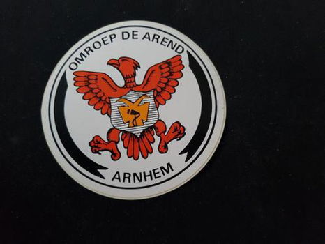 Sticker omroep de Arend Arnhem - 0