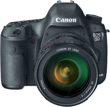 Canon EOS 5D Mark III 22,3 MP Full Frame CMOS digitale SLR-camera met EF 24-105 mm - 0