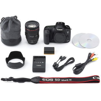 Canon EOS 5D Mark III 22,3 MP Full Frame CMOS digitale SLR-camera met EF 24-105 mm - 6