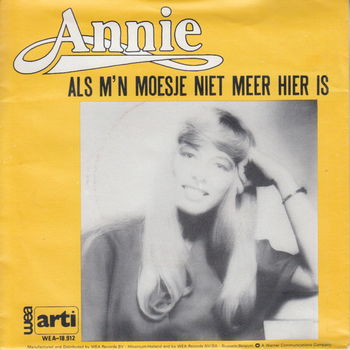 Annie (39) ‎– Als M'n Moesje Niet Meer Hier Is - 0