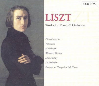 Liszt – Works For Piano & Orchestra (4 CD) Nieuw - 0