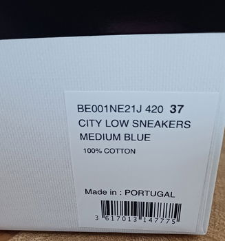 Givenchy City Low Sneakers Medium Blue. BE001NE21J 420 Maat 37.Nieuw - 1