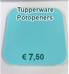 TUPPERWARE Potopener anti-slip doekje matje lapje