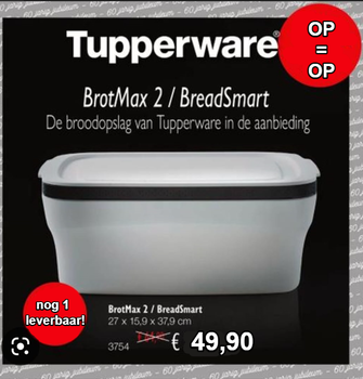 TUPPERWARE BreadSmart XL - 0