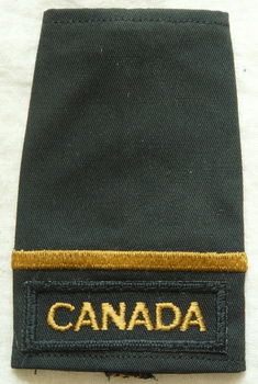 Rang Onderscheiding / Rankslide, Officer Cadet, Canadian Army, 1970s.(Nr.1) - 0