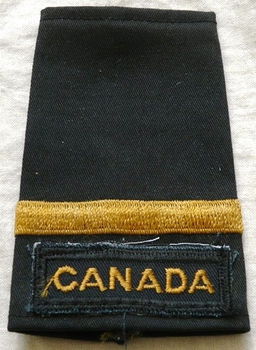 Rang Onderscheiding / Rankslide, Junior Officer, Second Lieutenant, Canadian Army, 1970s.(Nr.1) - 1