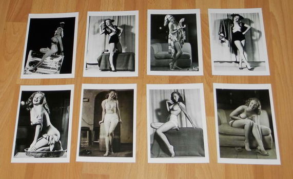 8 Marilyn Monroe kaarten - set B - 0