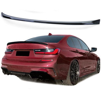 BMW 3 serie G20 spoiler, kofferbakspoiler hoogglans zwart - 0