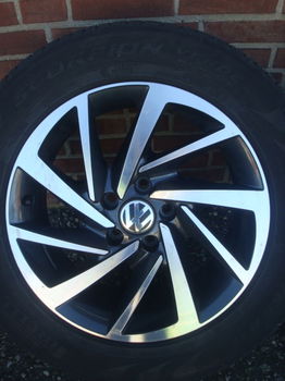 17’’Inch Originele VW Woodstock Velgen en Banden 5x112 - 0