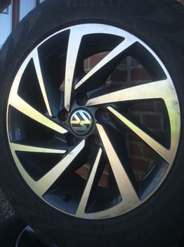 17’’Inch Originele VW Woodstock Velgen en Banden 5x112 - 7