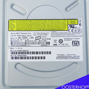 Sony® NEC® Optiarc® Inc DVD-CD RW AD7200S SATA - 4