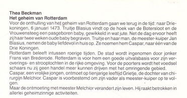 HET GEHEIM VAN ROTTERDAM - Thea Beckman - 1