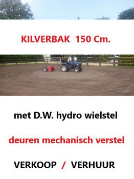 Kilverbak voor mini / maxi tractor 150 Cm. breed ( eventueel ook TE HUUR ) - 6