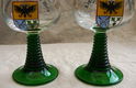 Set Wijnglazen, Merk: Kenner Wein, Weinort Kenn a.d. Mosel, afm.: 11x6,5cm, 1970s, 2 stuks. - 3 - Thumbnail