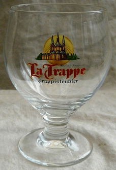 Bierglas, Merk: La Trappe - Trappistenbier, Inhoud: 0,25L, 1 stuks.