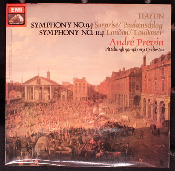 ELPEE - HAYDN - Symphony No.94 en No.104 - André Previn, Pittsburg Symphony - 0