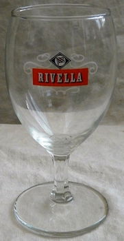 Frisdrank / Soda Glas, Merk: Rivella - Friesche Vlag, Inhoud: 0,2L, 1 stuks, 1960s. - 0