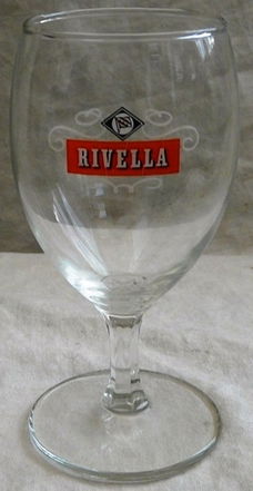 Frisdrank / Soda Glas, Merk: Rivella - Friesche Vlag, Inhoud: 0,2L, 1 stuks, 1960s.