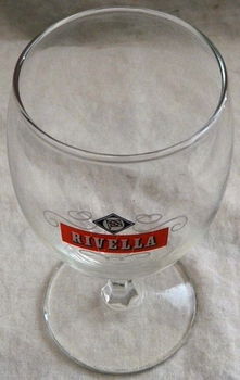 Frisdrank / Soda Glas, Merk: Rivella - Friesche Vlag, Inhoud: 0,2L, 1 stuks, 1960s. - 2