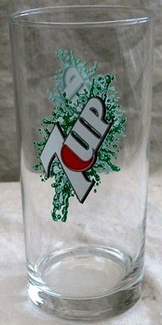 Frisdrank / Soda Glas, Merk: 7up, Inhoud: 0,25L, 1 stuks.