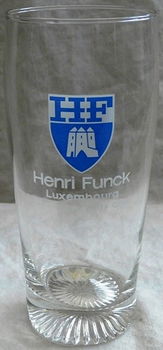 Bierglas, Merk: Henri Funck - Luxembourg, Inhoud: 0,33L, 1 stuks. - 0