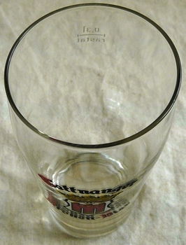 Bierglas, Vintage, Merk: Tettnanger - Kronen Bier, Inhoud: 0,3L, 1 stuks, 1960s. - 5