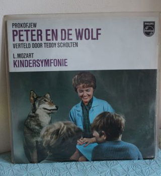 Peter en de wolf verteld door Teddy Scholten - 0