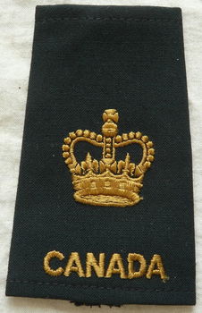 Rang Onderscheiding / Rankslide, Non-Commissioned Members, Warrant Officer, Canadian Army, 1970s.(1) - 0