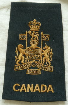 Rang / Rankslide, Non-Commissioned Members, Chief Warrant Officer, Canadian Army, 1970s.(1) - 0