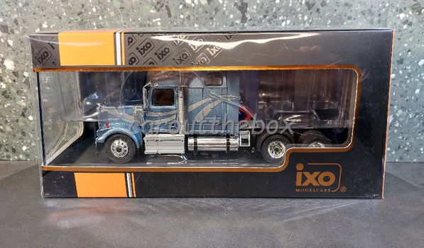 Western Star 4900 1997 blauw 1:43 Ixo V1090 - 3