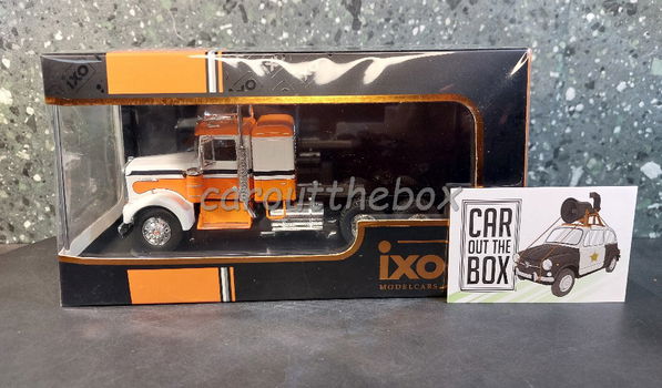 Kenworth W925 1970 wit/oranje 1:43 Ixo V1092 - 4