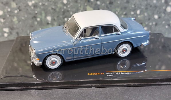 Volvo 121 Amazon 1961 blauw 1:43 Ixo V1096 - 0