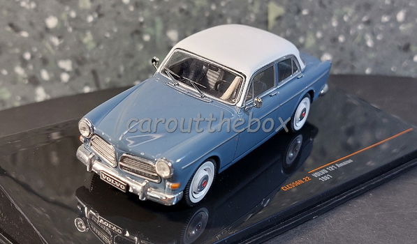 Volvo 121 Amazon 1961 blauw 1:43 Ixo V1096 - 1