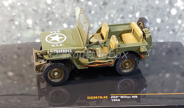 Jeep Willys MB 1943 groen 1:43 Ixo V1097 - 0