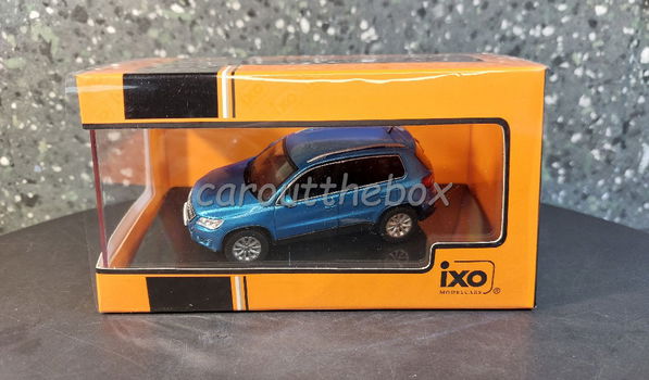 Volkswagen Tiguan 2007 blauw 1:43 Ixo V1100 - 3