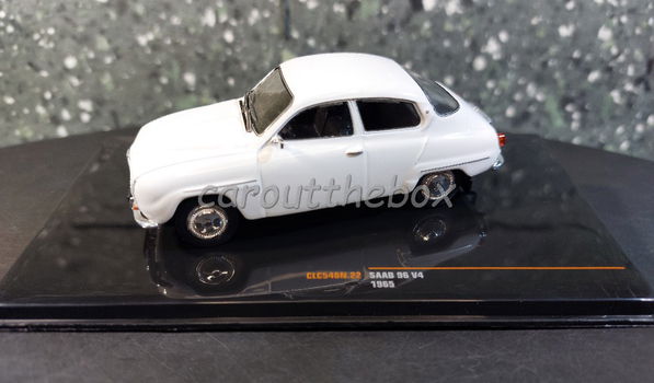 Saab 96 V4 1965 wit 1:43 Ixo V1102 - 0