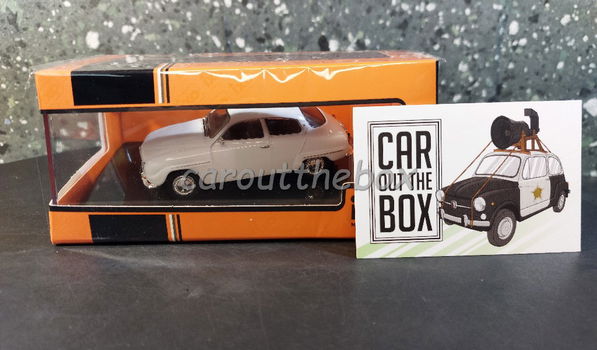 Saab 96 V4 1965 wit 1:43 Ixo V1102 - 4