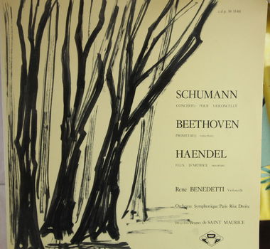 ELPEE - Schumann * Beethoven * Haendel - René Benedetti, violoncello - 0