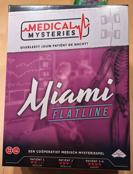 Te koop nieuw bordspel Medical Mysteries - Miami Flatline. - 0