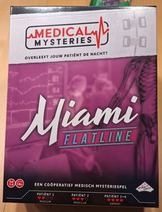 Te koop nieuw bordspel Medical Mysteries - Miami Flatline.