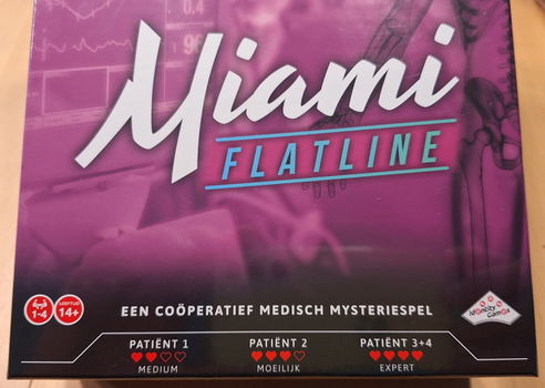 Te koop nieuw bordspel Medical Mysteries - Miami Flatline. - 1