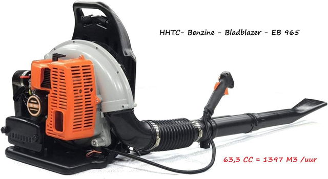 HHTC- Benzine - Bladblazer - EB 965 = 63,3 cc = 1397 m3/per uur ( NEW ) - 0