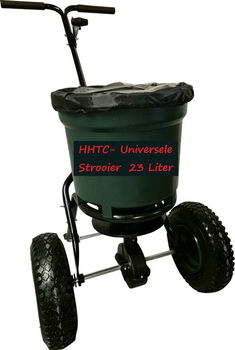 HHTC- Universele Strooiwagen - 23 liter ( zout / kunstmest / graszaad e/o ) - 0