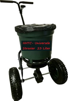 HHTC- Universele Strooiwagen - 23 liter ( zout / kunstmest / graszaad e/o )