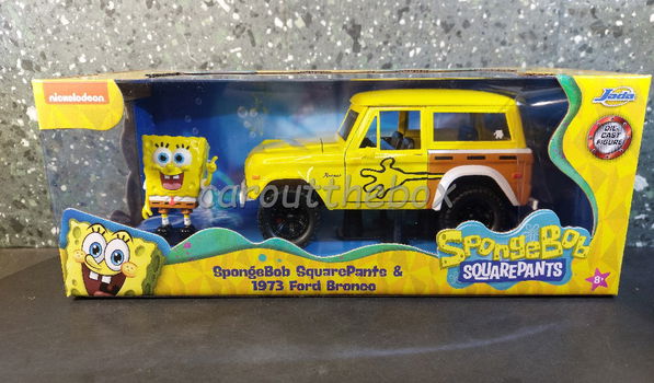 1973 Ford Bronco - SPONGEBOB SQUAREPANTS 1:24 Jada 086 - 0