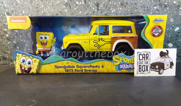 1973 Ford Bronco - SPONGEBOB SQUAREPANTS 1:24 Jada 086 - 1