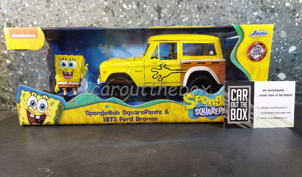 1973 Ford Bronco - SPONGEBOB SQUAREPANTS 1:24 Jada 086 - 2