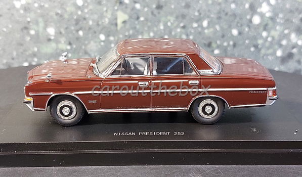 Nissan President 252 bruin 1:43 Ebbro 023 - 0