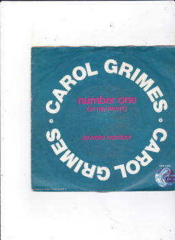 Single Carol Grimes - Number one (in my heart) - 0