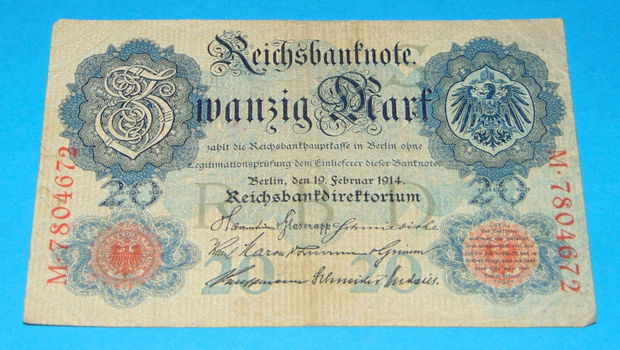 Duitsland - RM20 - 1914 - 0